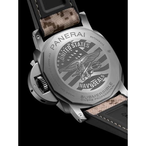 panerai titanium on wrist|Panerai Submersible Navy SEALs Titanio PAM 1669 47mm .